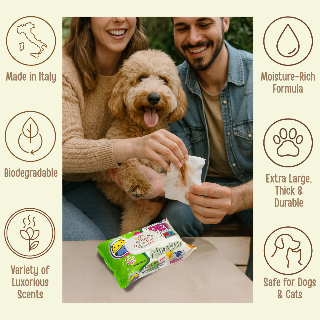 antibacterial wipes for dogs – Large 100 Pcs