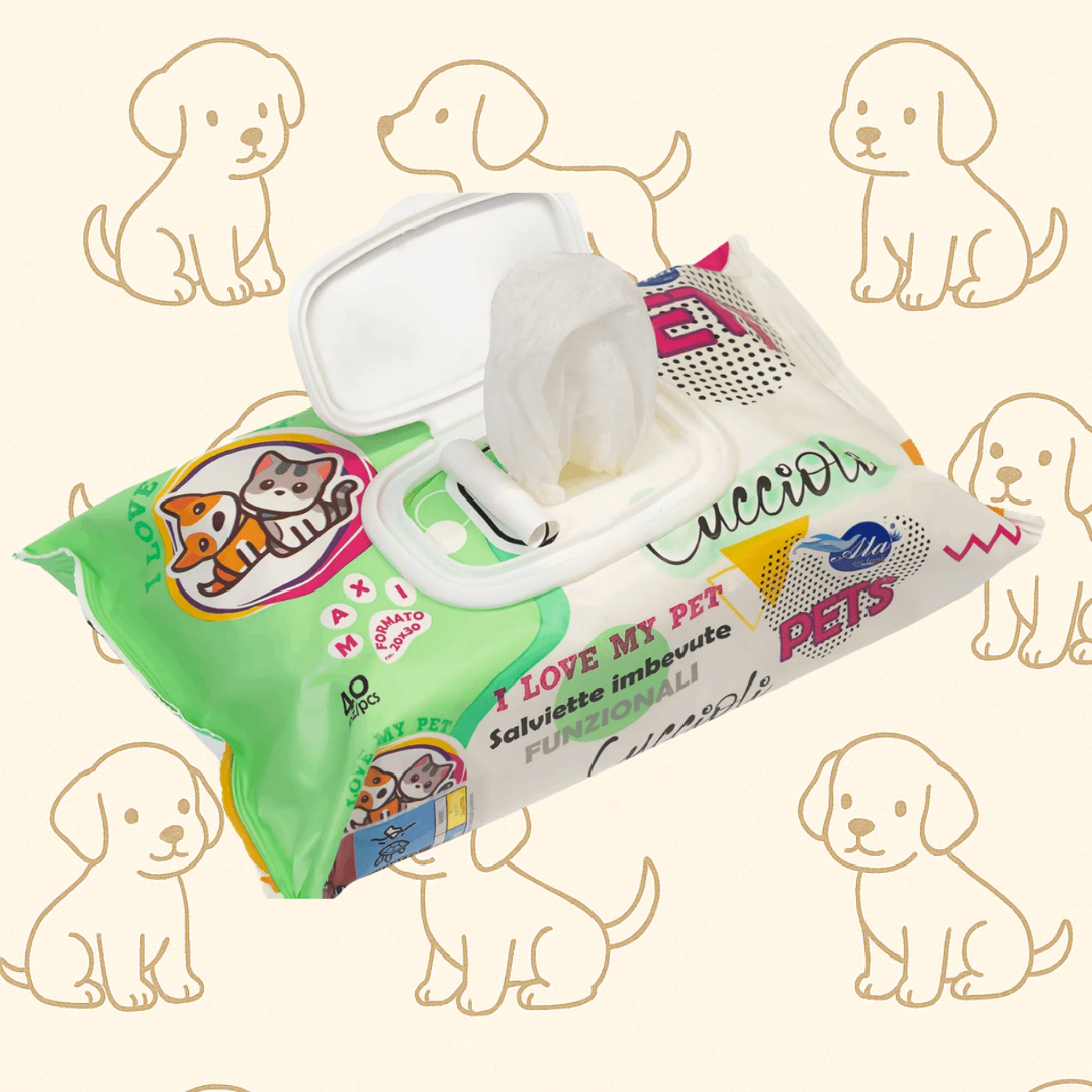 Sensitive Pet Wipes โ 40 Count