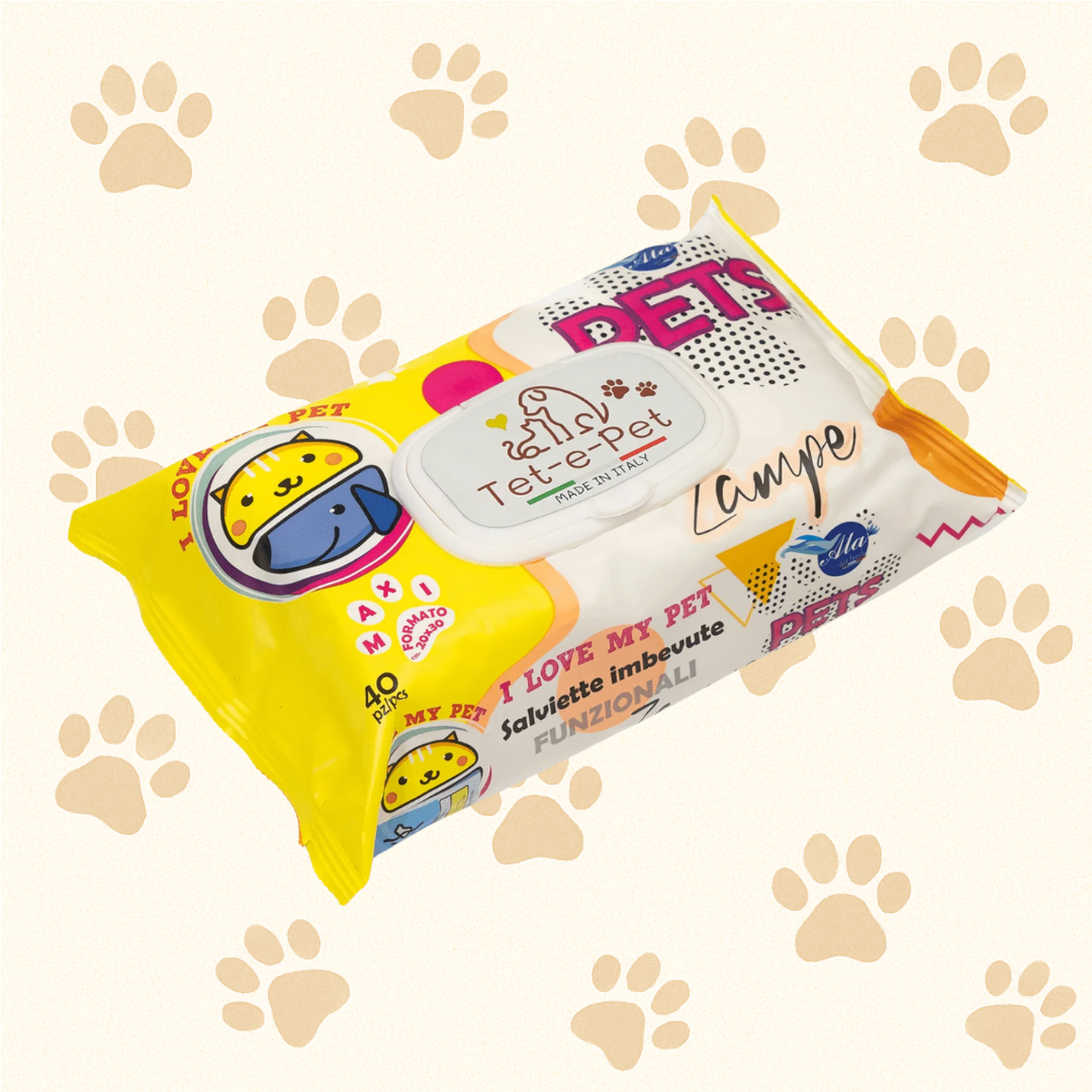 Sensitive Pet Wipes โ 40 Count
