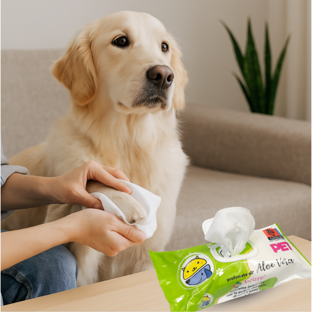 antibacterial wipes for dogs – Large 100 Pcs