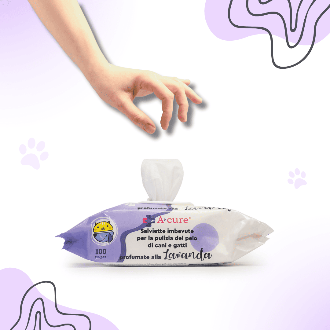 Lavender Scented Pet Wipes | Soothing & Deodorizing Grooming Wipes