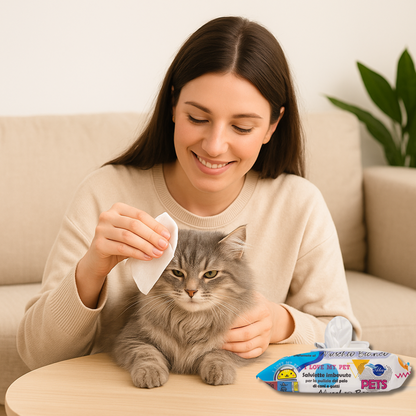 antibacterial wipes for dogs – Large 100 Pcs