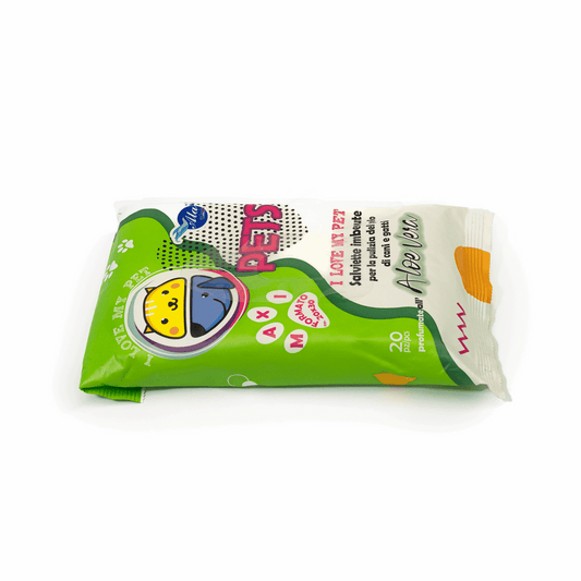Tet-e-Pet Aloe Vera Pet Wipes – 20 Count | Gentle & Hydrating Grooming Wipes for Pets