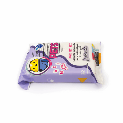 Tet-e-Pet Lavender (Lavanda) Pet Wipes – 20 Count | Soothing & Deodorizing Wipes for Dogs & Cats