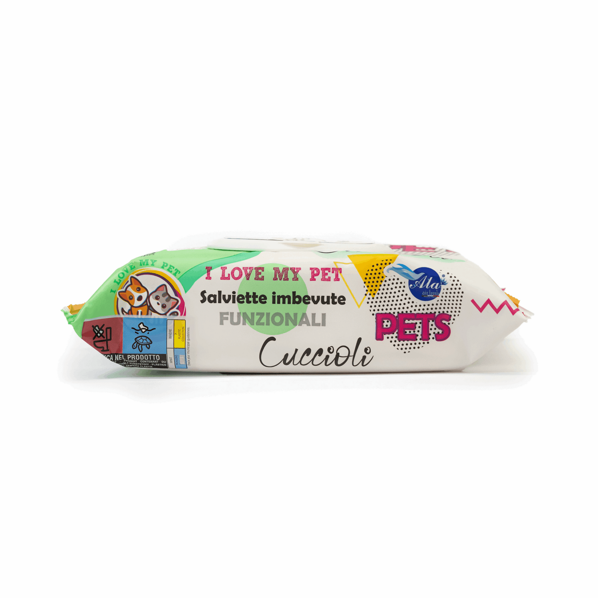 Tet-e-Pet Puppy (Cuccioli) Sensitive Pet Wipes – 40 Count | Extra-Gentle & Safe for Puppies