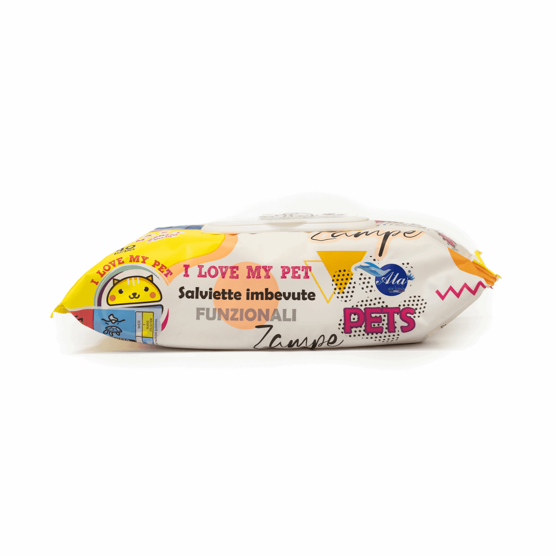 Tet-e-Pet Paws (Zampe) Sensitive Pet Wipes – 40 Count | Hypoallergenic & Deep Cleaning Paw Wipes