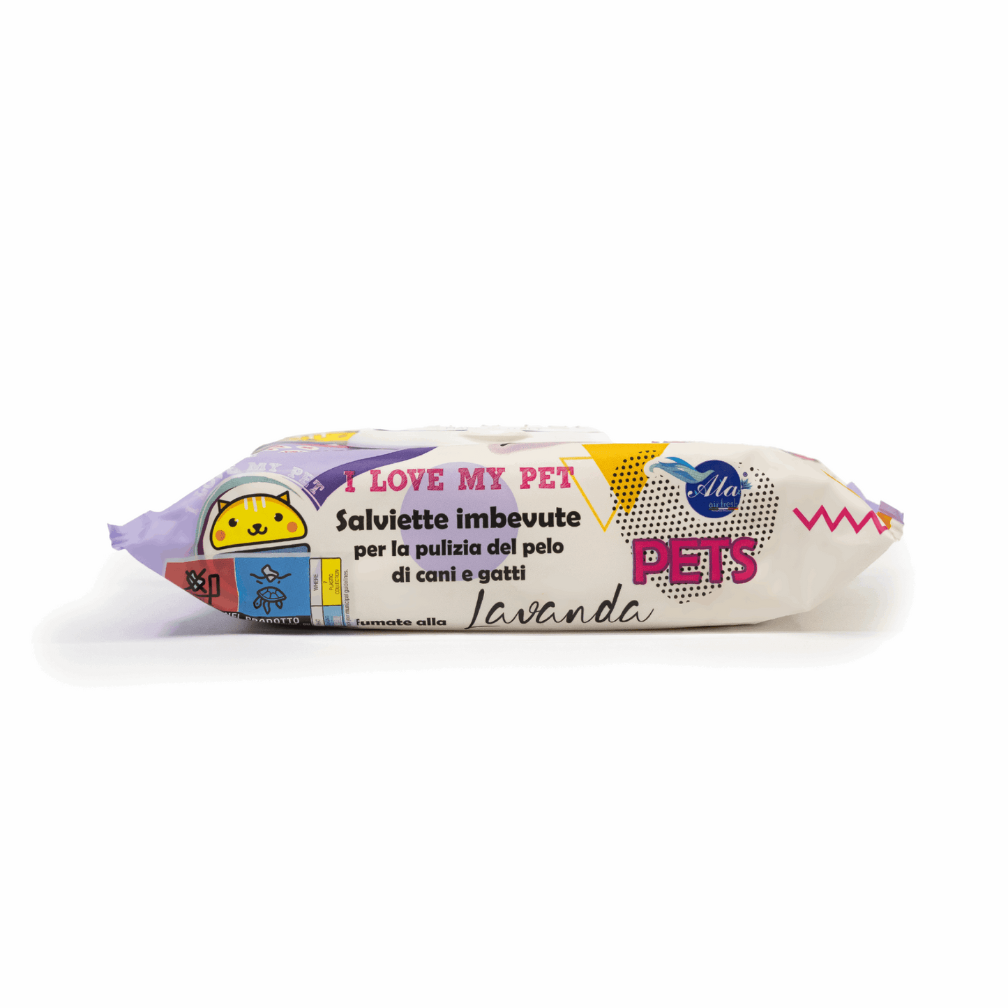 Tet-e-Pet Lavender (Lavanda) Pet Wipes – 40 Count | Soothing & Deodorizing Grooming Wipes
