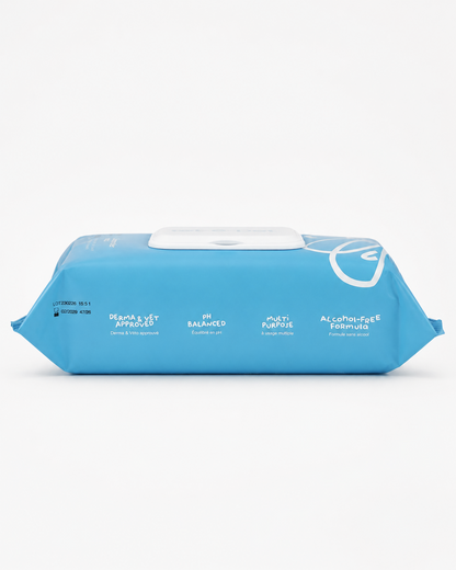 tet-é-pet premium grooming care wipes for dogs and cats