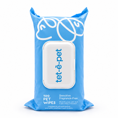 tet-è-pet premium grooming care wipes for dogs and cats